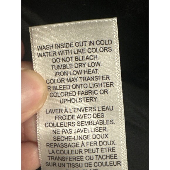 Frame Womens Jeans Denim Size 30 High Rise Slim Straight Black Relaxed Ankle - Picture 10 of 14